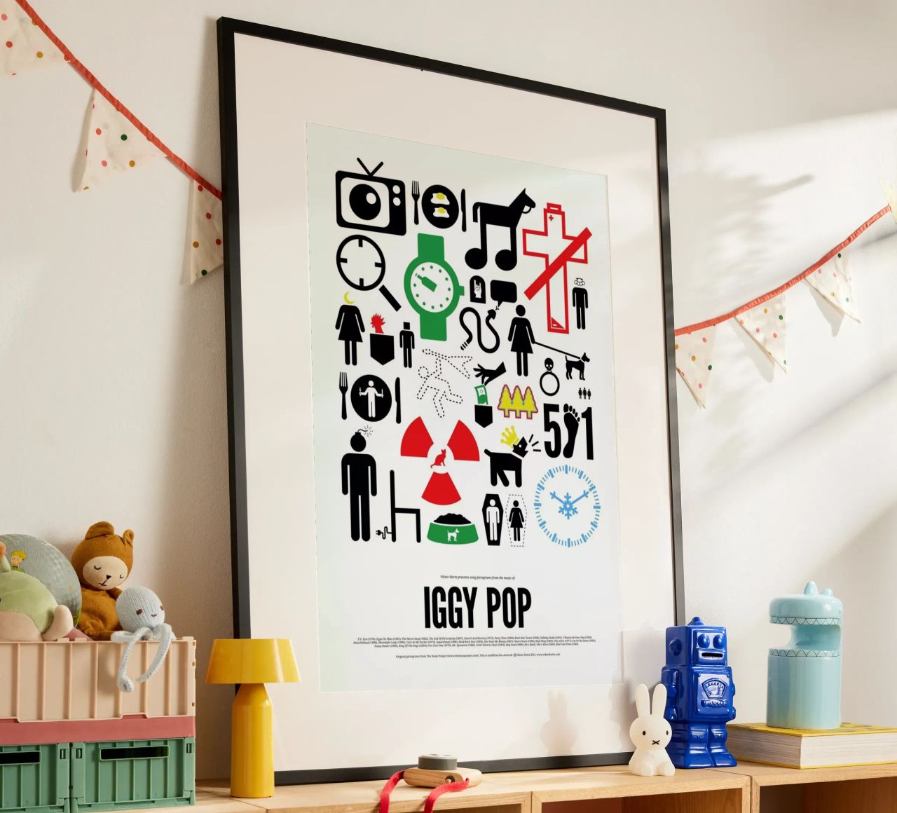 Iggy Pop poster by Viktor Hertz