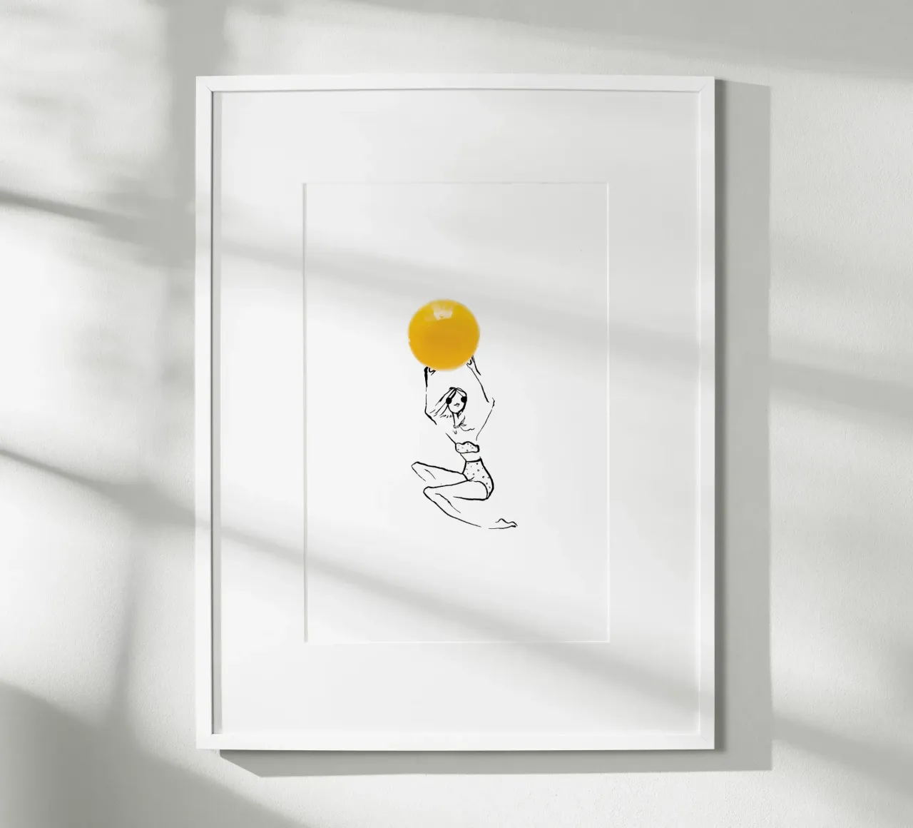 Yolk poster con telaio in plastica da Gretchen Roehrs