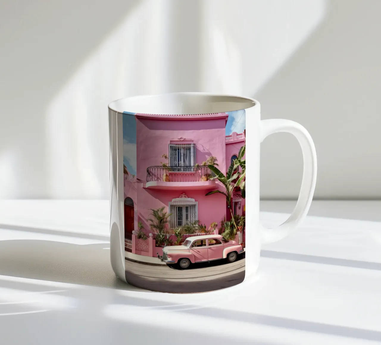 Città del Messico Vita messicana tazza in ceramica da Justyna Jaszke JBJart