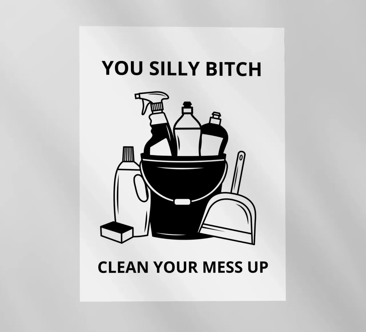 Clean your mess up pellicola backlit da ramosashop