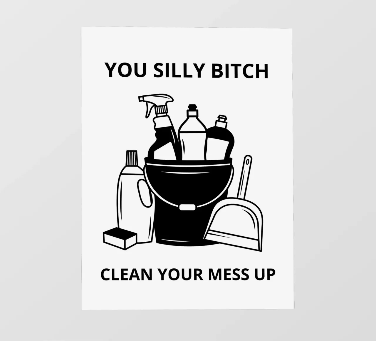 Clean your mess up pellicola backlit da ramosashop