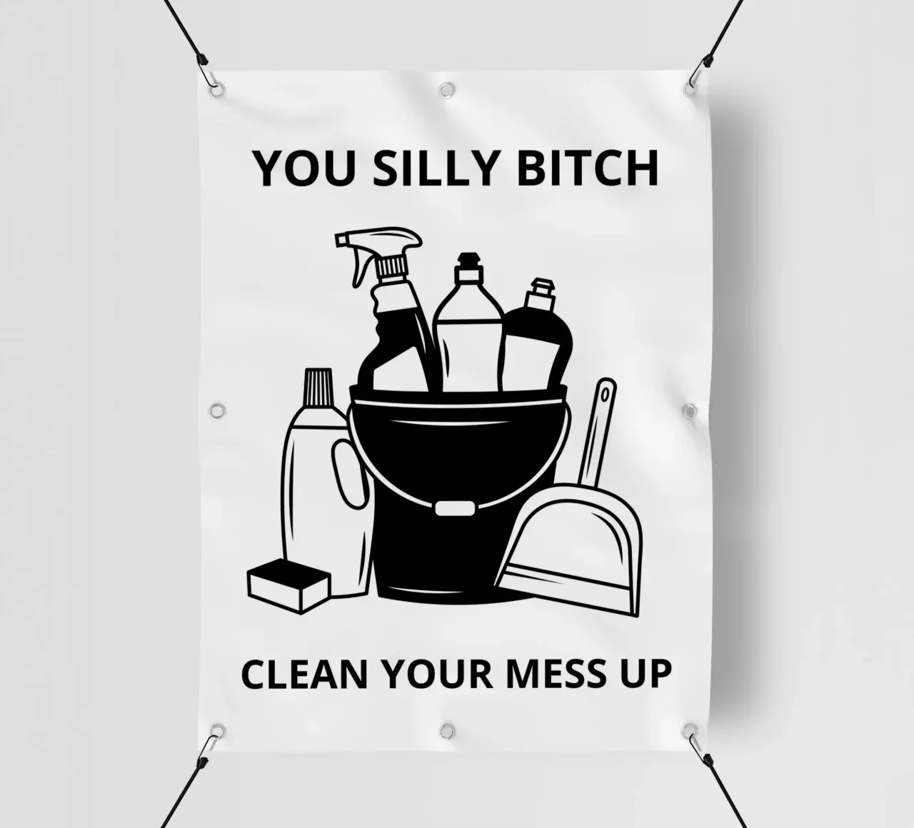 Clean your mess up telo in pvc da ramosashop