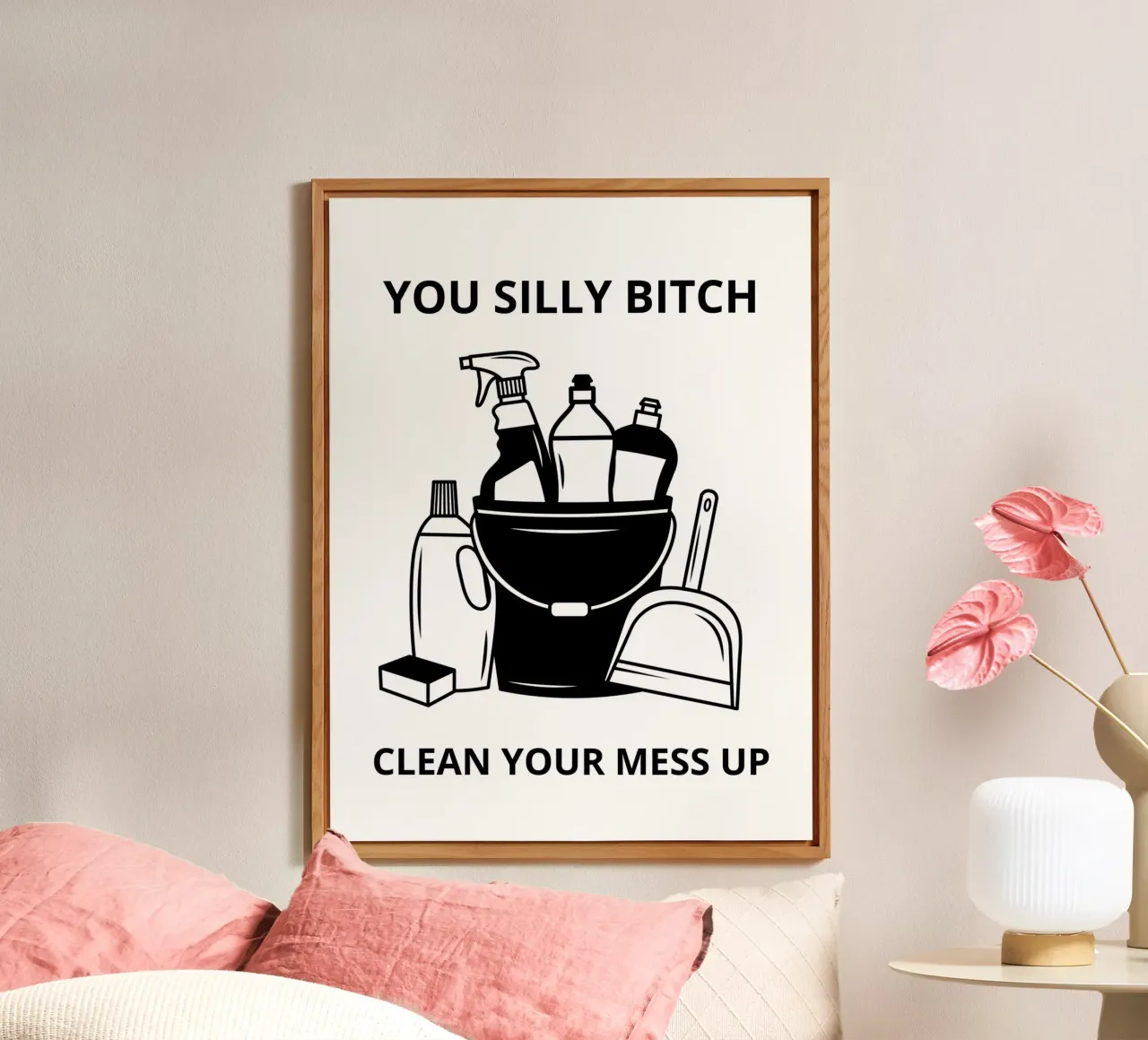 Clean your mess up alluminio dibond da ramosashop