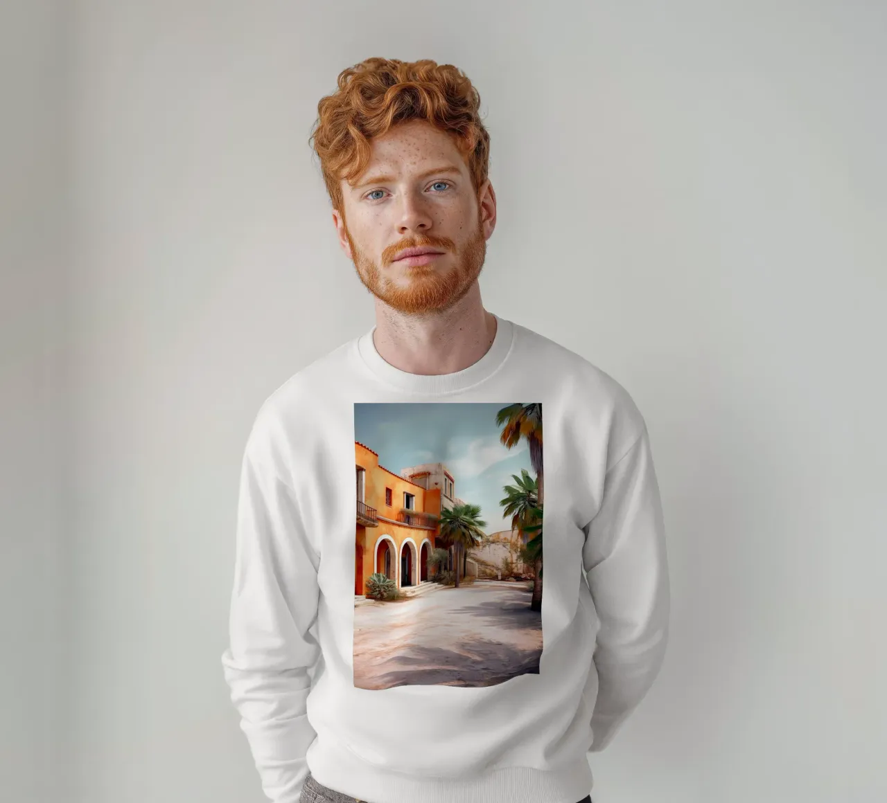 Città messicana felpa da Justyna Jaszke JBJart