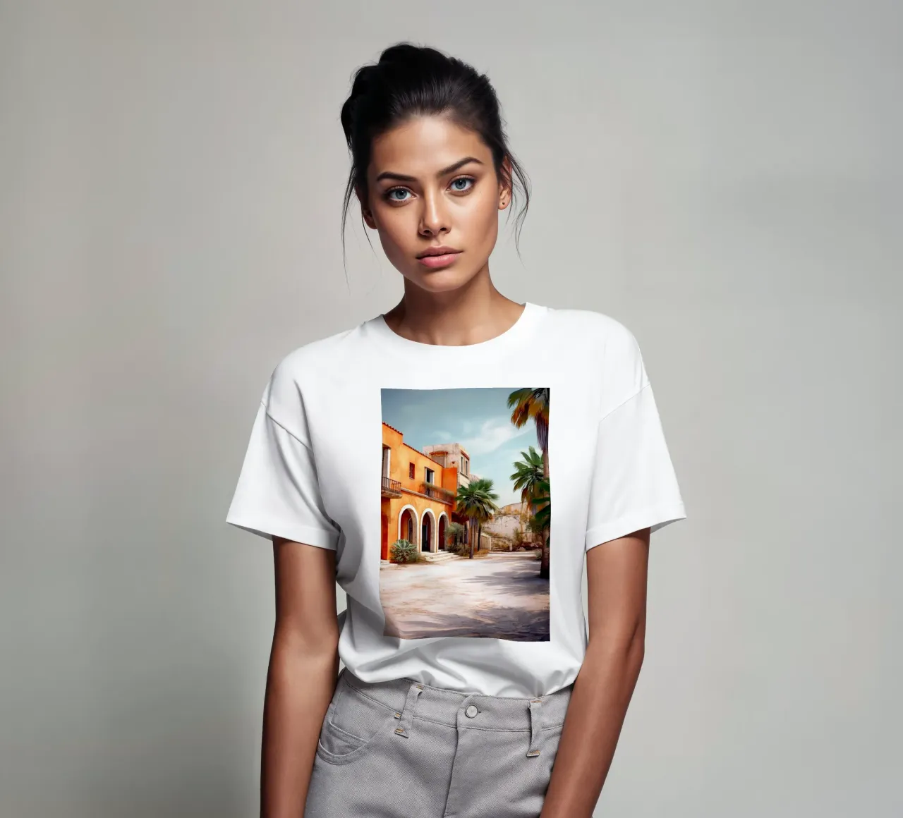 Città messicana t-shirt da Justyna Jaszke JBJart