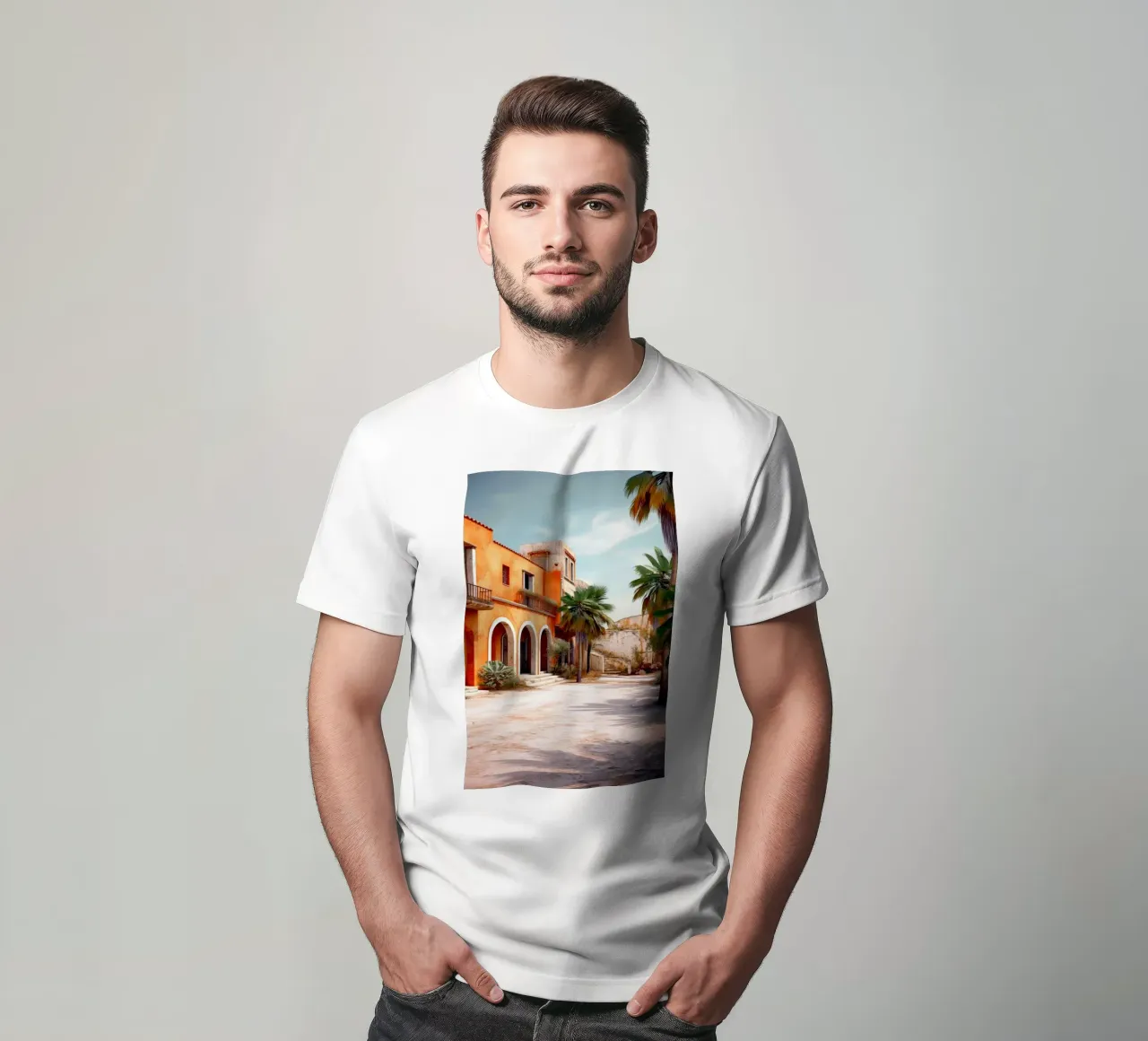 Città messicana t-shirt da Justyna Jaszke JBJart