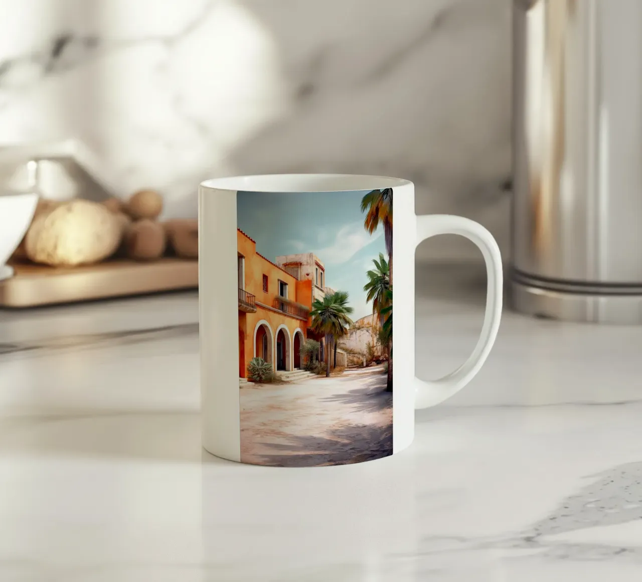 Città messicana tazza in ceramica da Justyna Jaszke JBJart