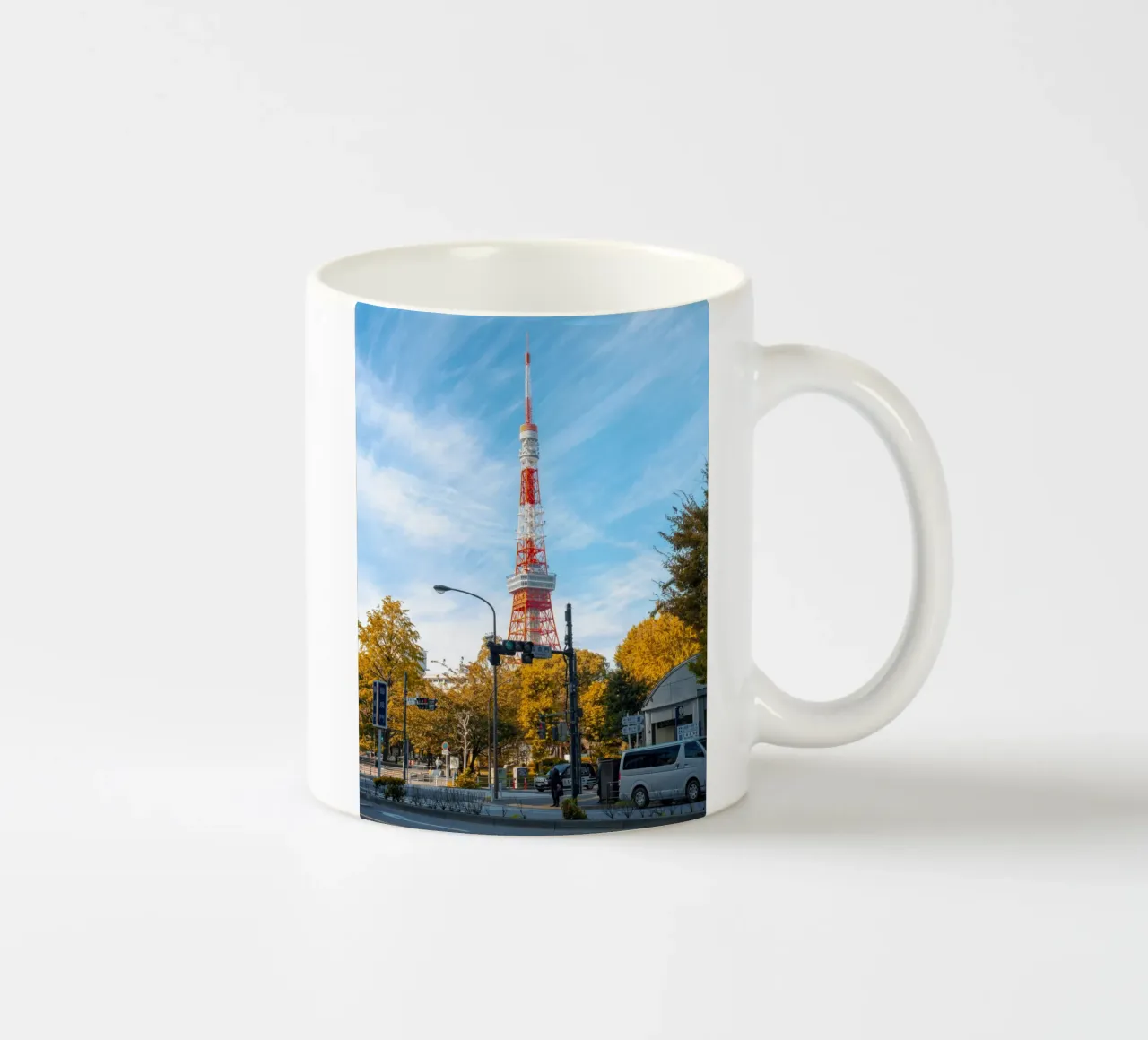 Torre di Tokyo, Giappone tazza in ceramica da Marcel Bisig