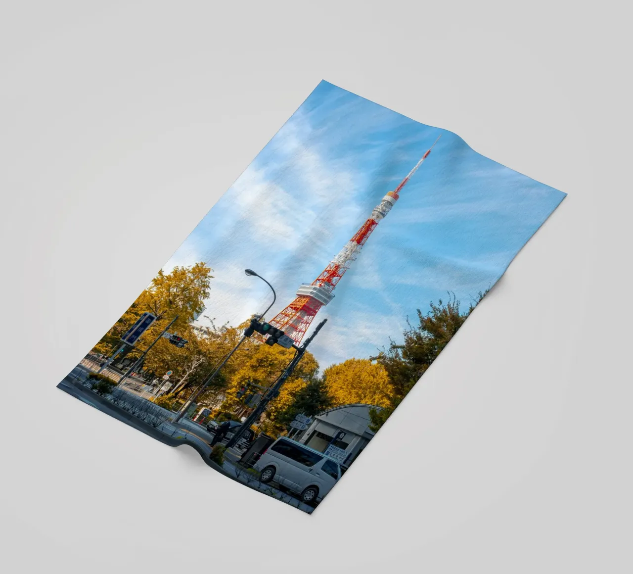 Torre di Tokyo, Giappone telo mare da Marcel Bisig