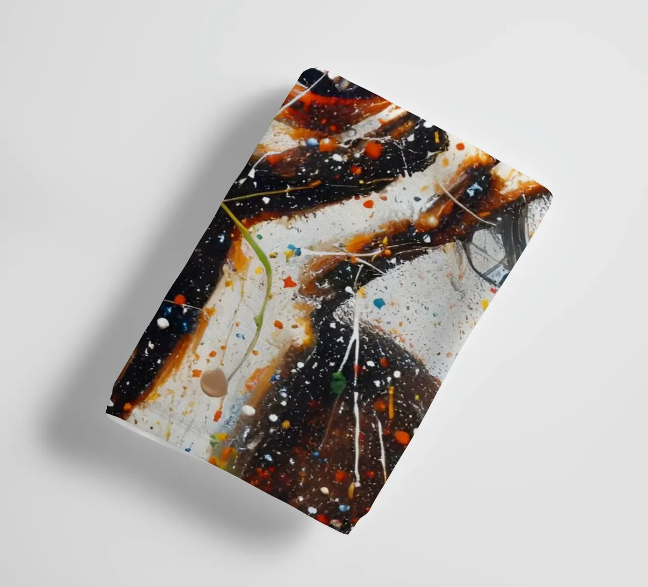 Frau Actionpainting towel by nomad