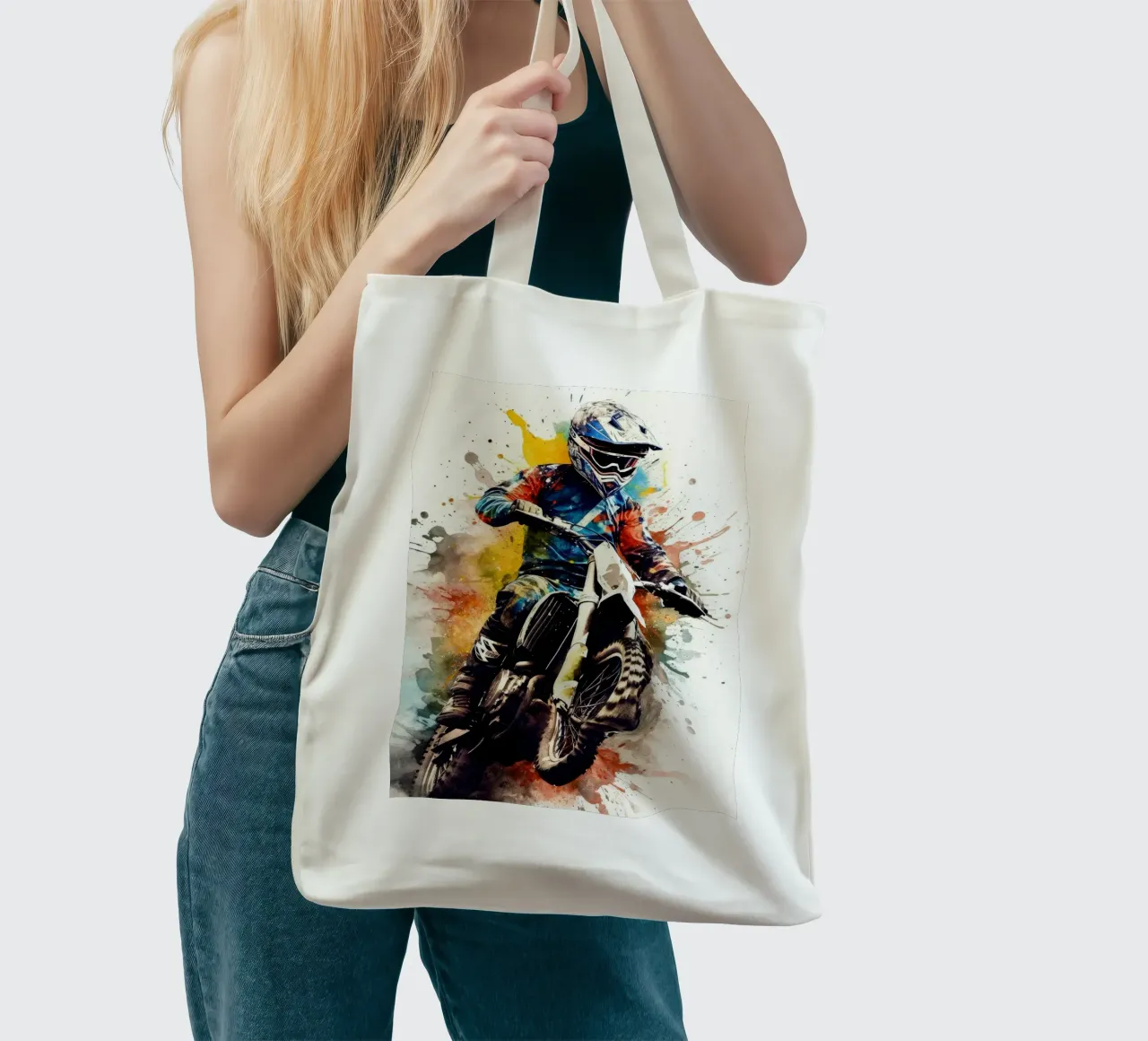 Rennsport-Kunst Jutebeutel von Justyna Jaszke JBJart