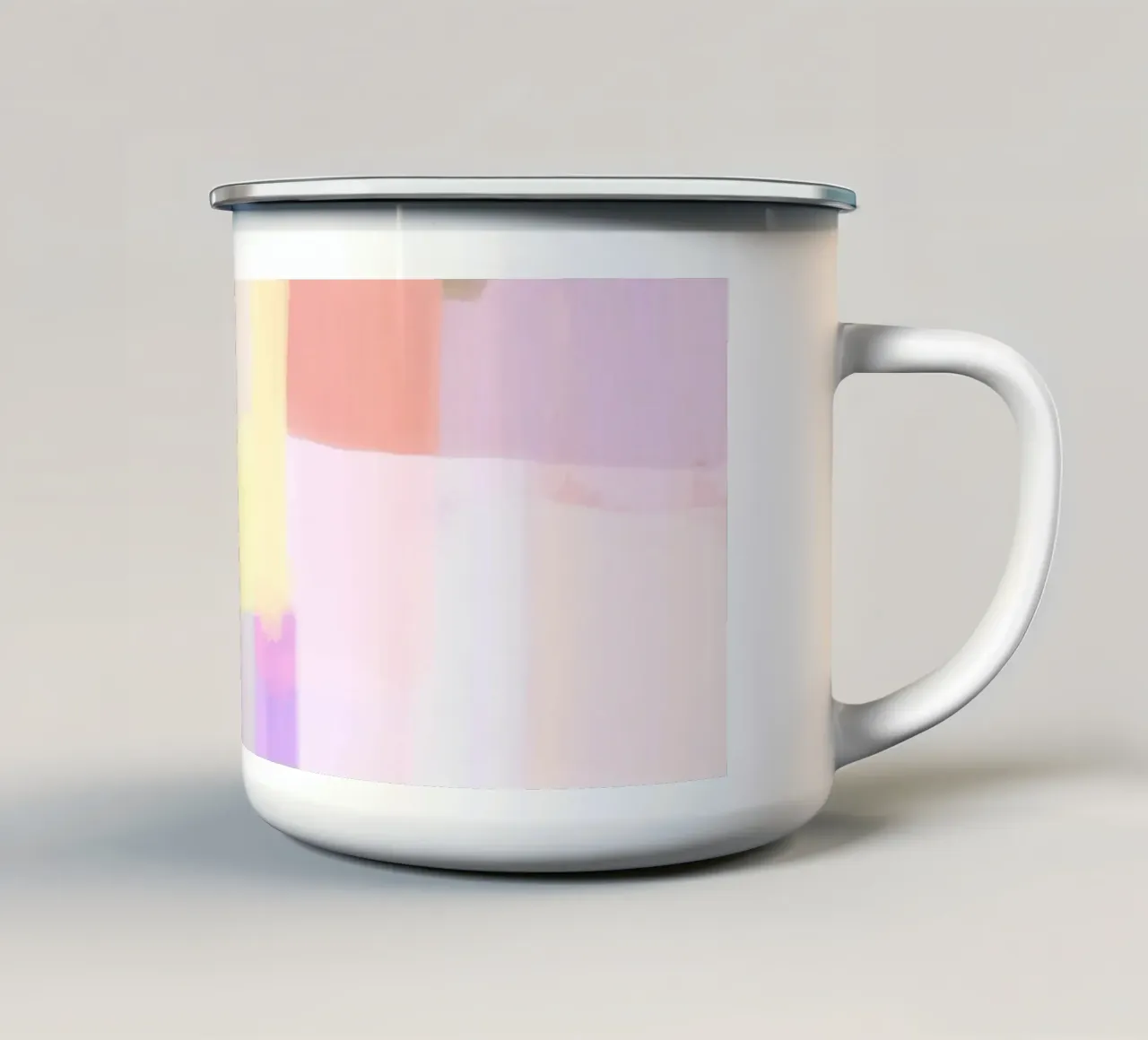 Art Check Emaille Tasse von Studio ROSAGRAU