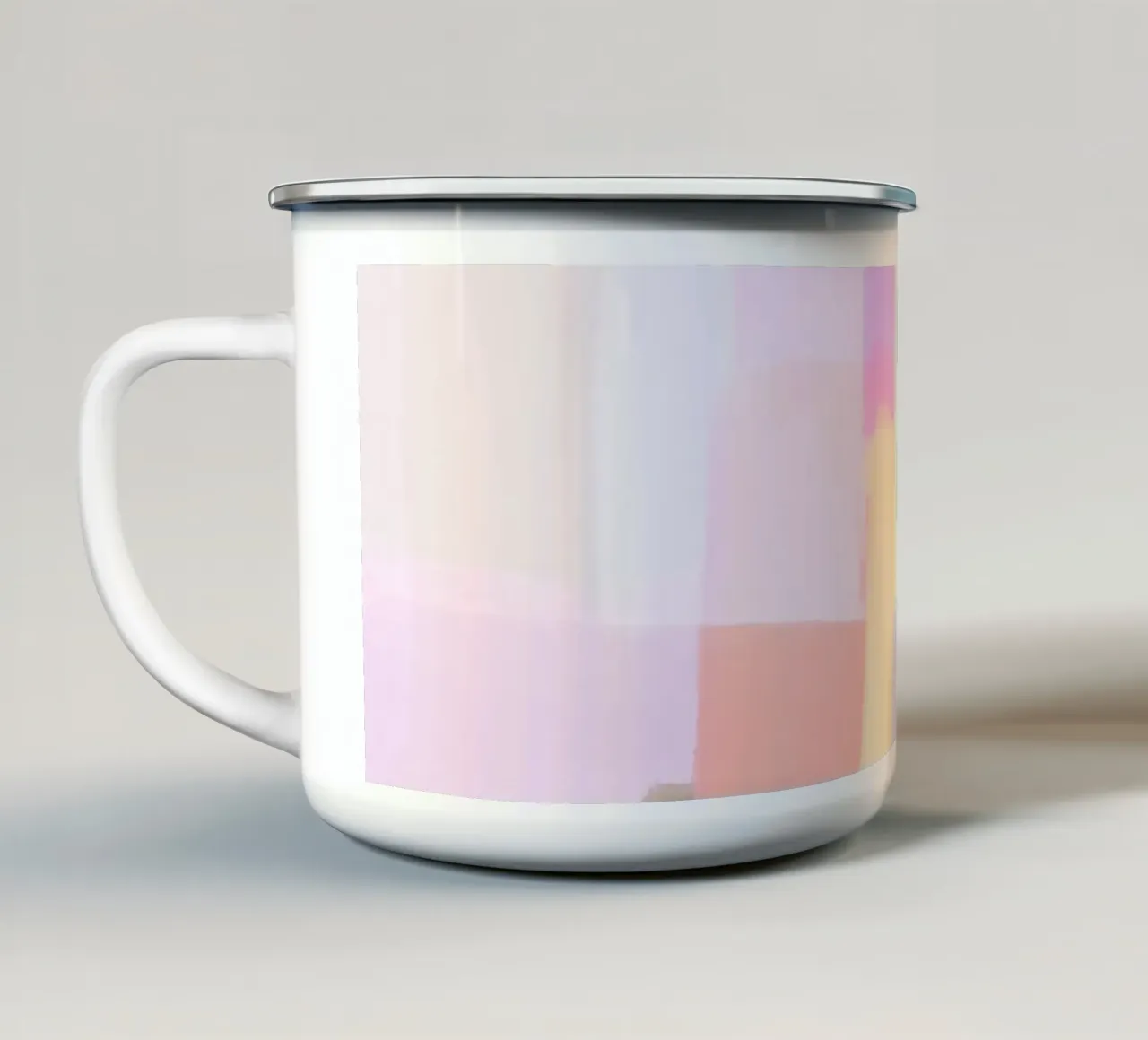 Art Check Emaille Tasse von Studio ROSAGRAU