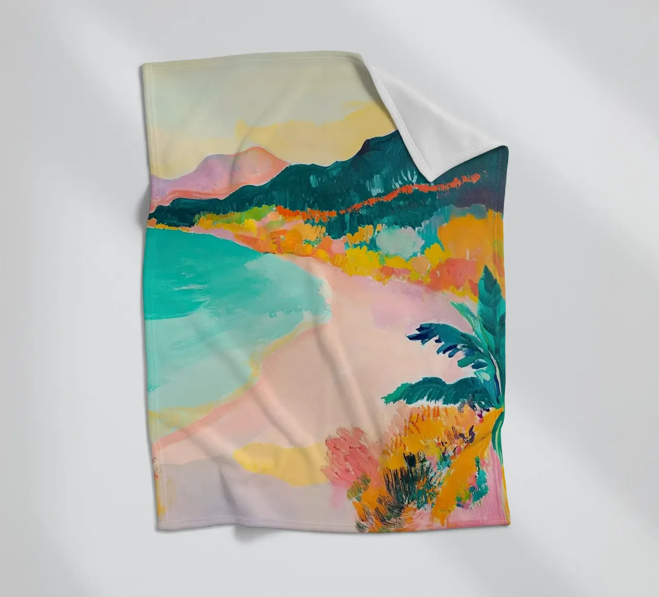 Marea tropicale: un'onda fauvista coperta in pile da Euphoria Theresa