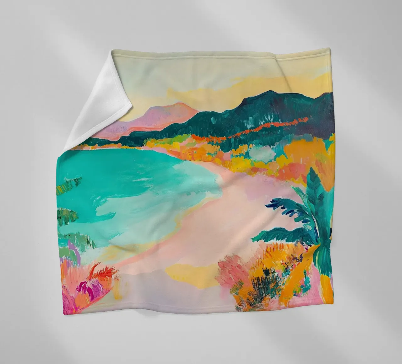 Marea tropicale: un'onda fauvista coperta in pile da Euphoria Theresa