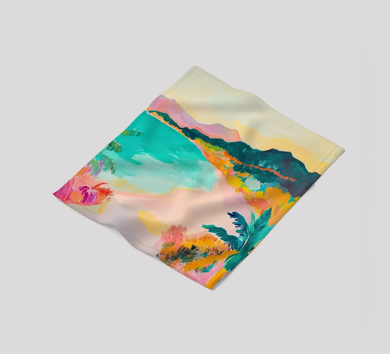 Marea tropicale: un'onda fauvista coperta in pile da Euphoria Theresa