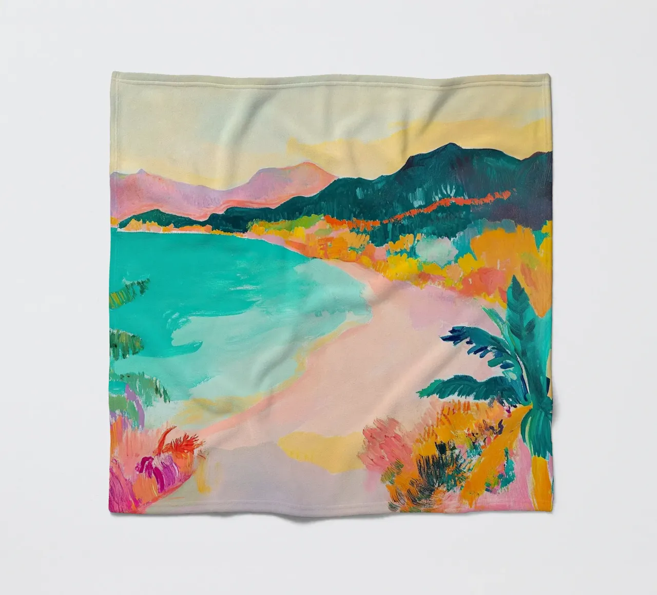 Marea tropicale: un'onda fauvista coperta in pile da Euphoria Theresa