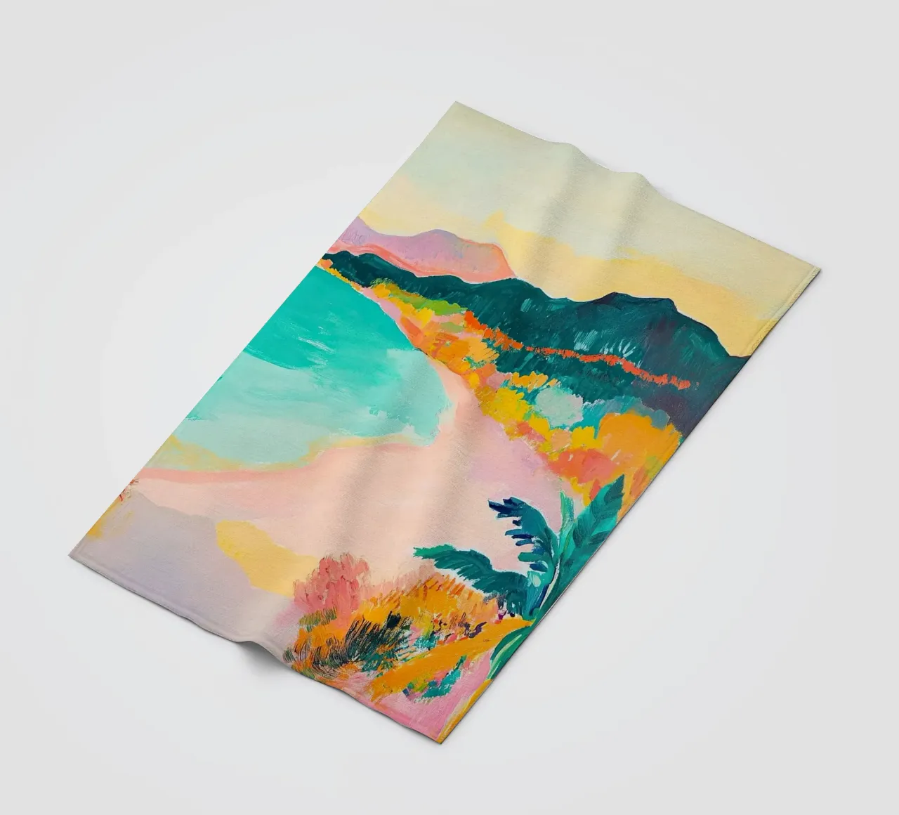 Marea tropicale: un'onda fauvista coperta in pile da Euphoria Theresa