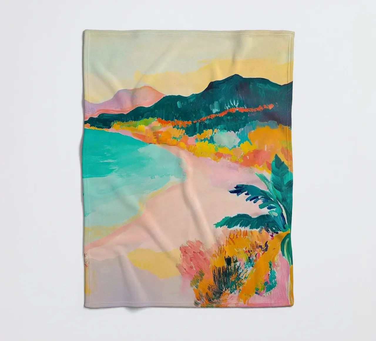 Marea tropicale: un'onda fauvista coperta in pile da Euphoria Theresa