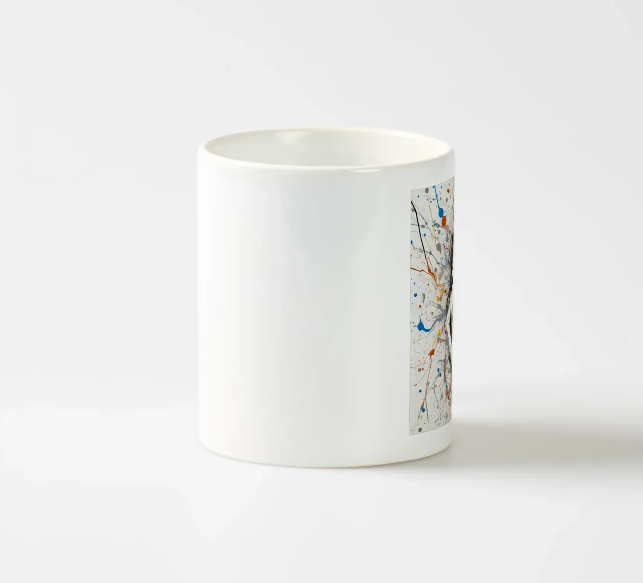 Frau Actionpainting tazza in ceramica da nomad