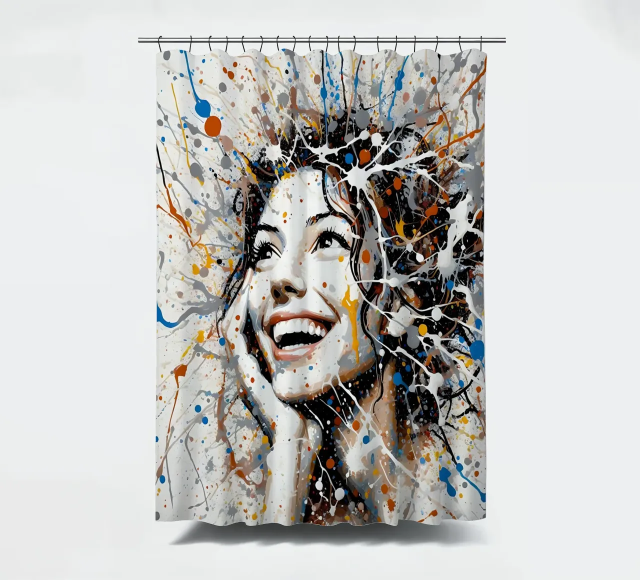 Frau Actionpainting tenda da doccia da nomad