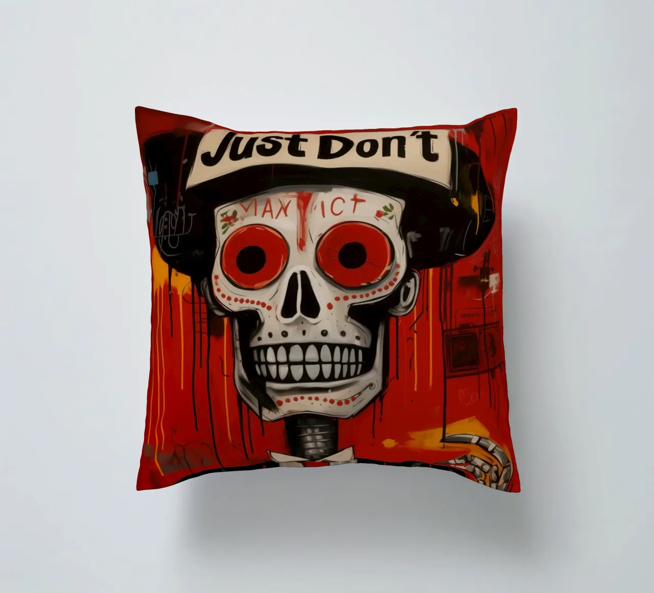 Just don't do it | Graffiti di street art cuscino da Autofocus