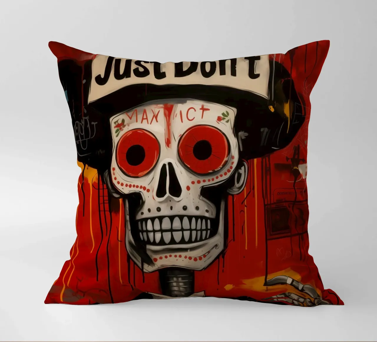 Just don't do it | Graffiti di street art cuscino da Autofocus