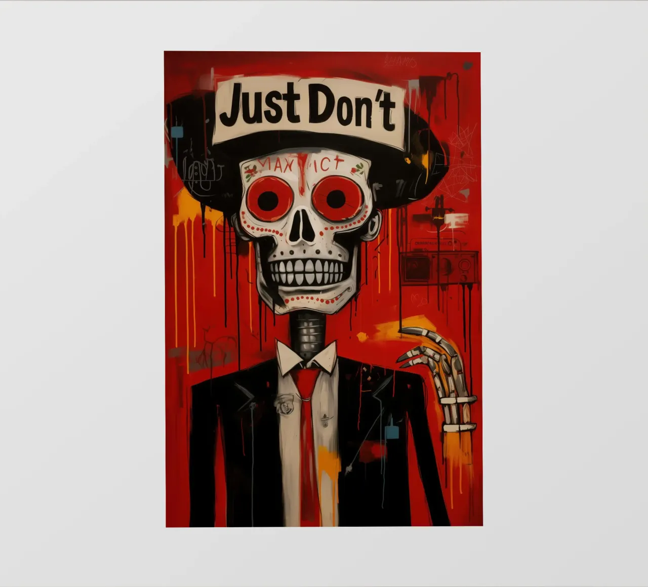 Just don't do it | Graffiti di street art pellicola backlit da Autofocus