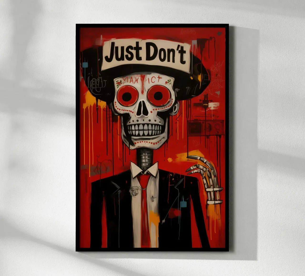 Tun Sie es einfach nicht | Street Art Graffiti Poster von Autofocus