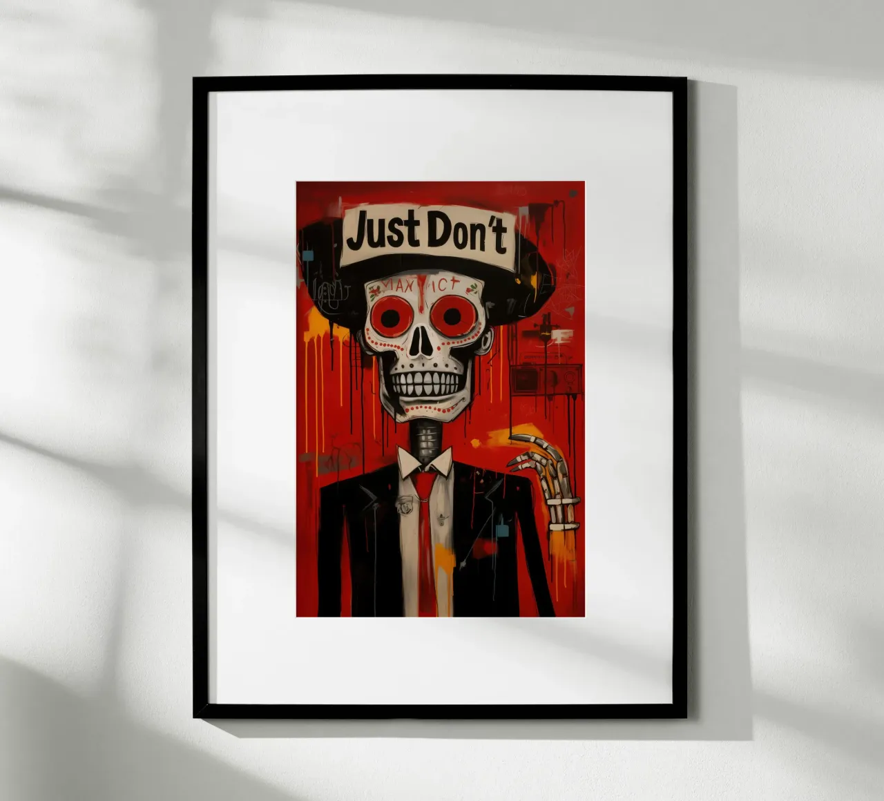 Tun Sie es einfach nicht | Street Art Graffiti Poster von Autofocus