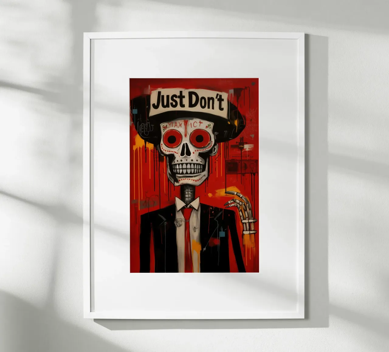 Tun Sie es einfach nicht | Street Art Graffiti Poster von Autofocus