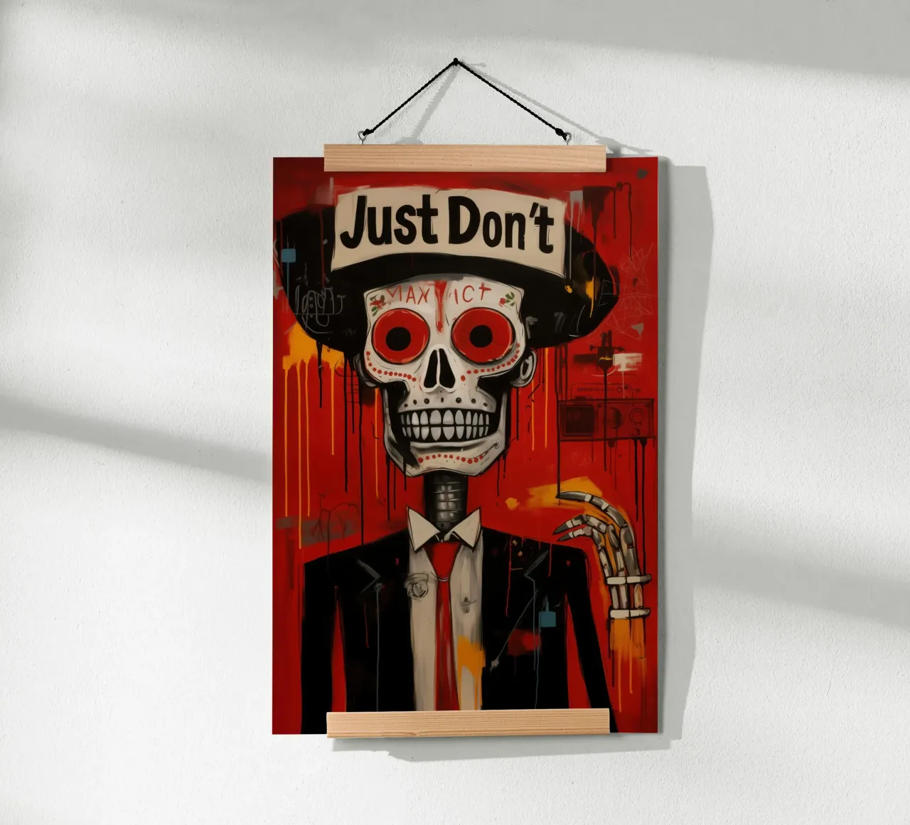 Tun Sie es einfach nicht | Street Art Graffiti Poster von Autofocus