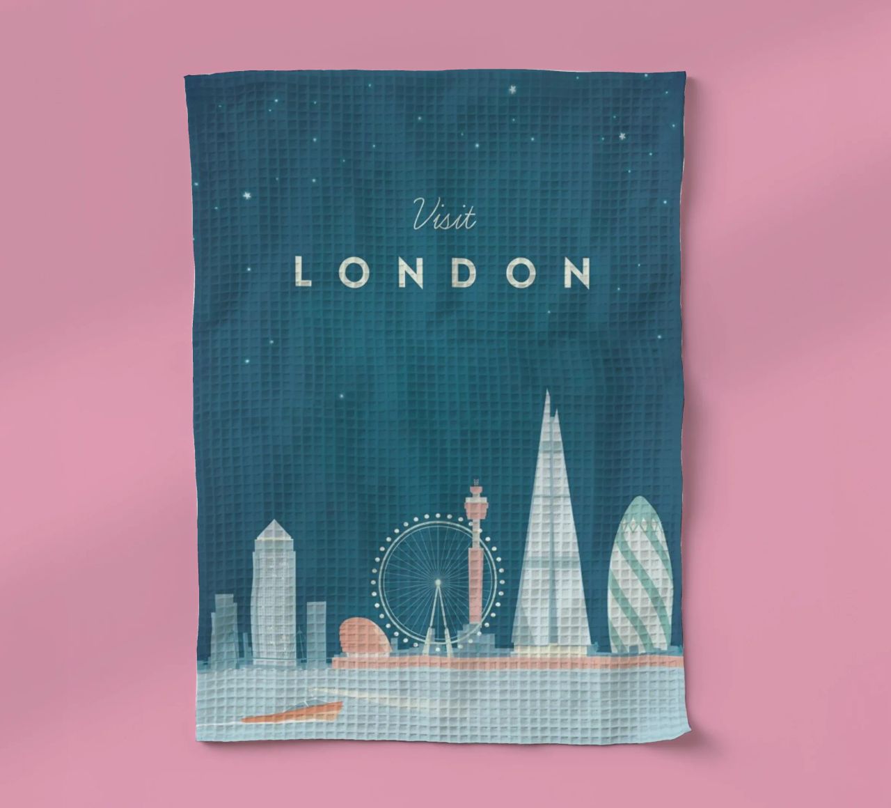 London Geschirrtuch von Henry Rivers