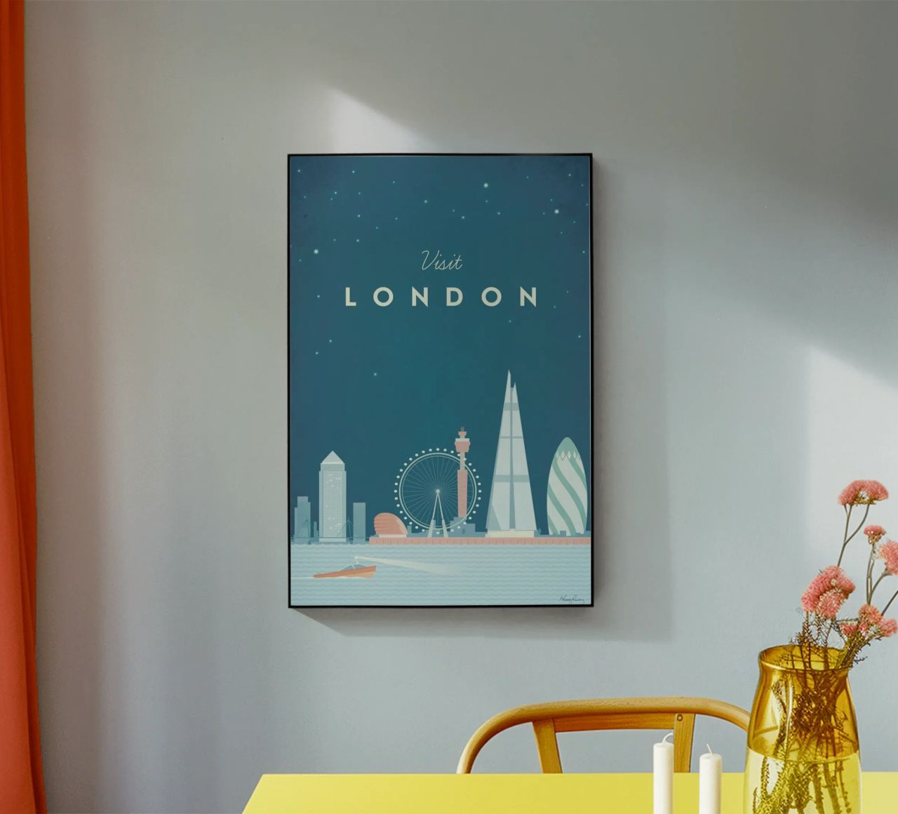 London Acryl-Glas von Henry Rivers