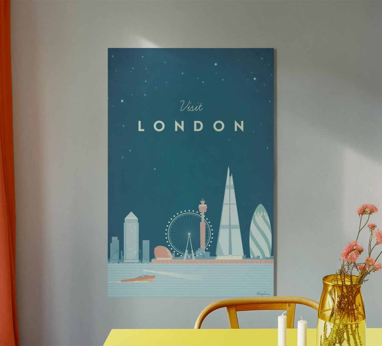 London Acryl-Glas von Henry Rivers