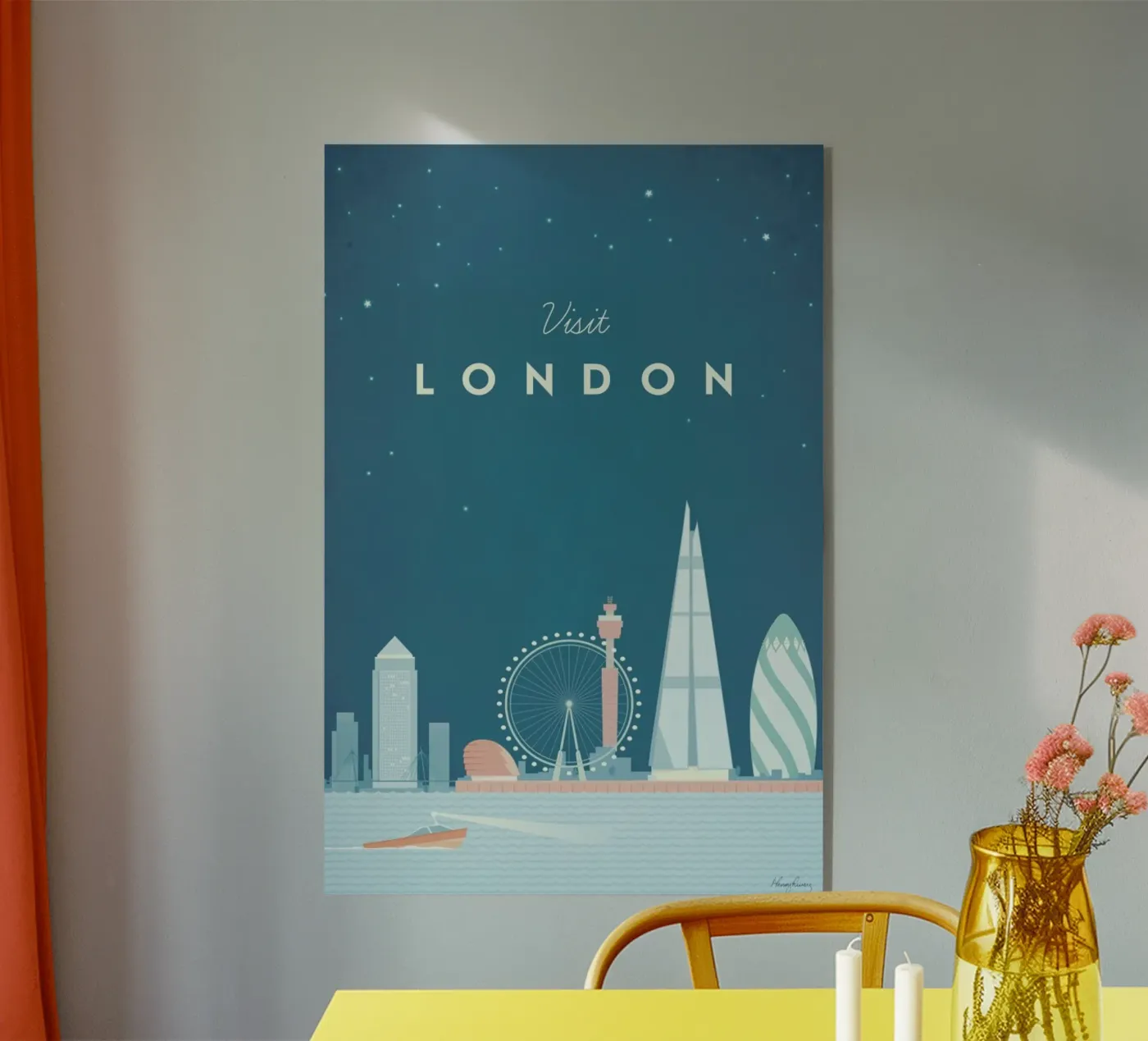 London Acryl-Glas von Henry Rivers
