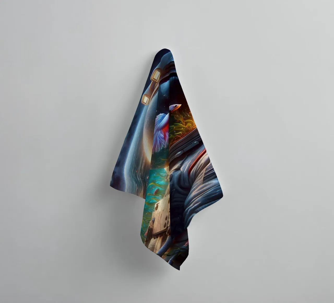 Betta Astronaut asciugamano da bagno da nomad