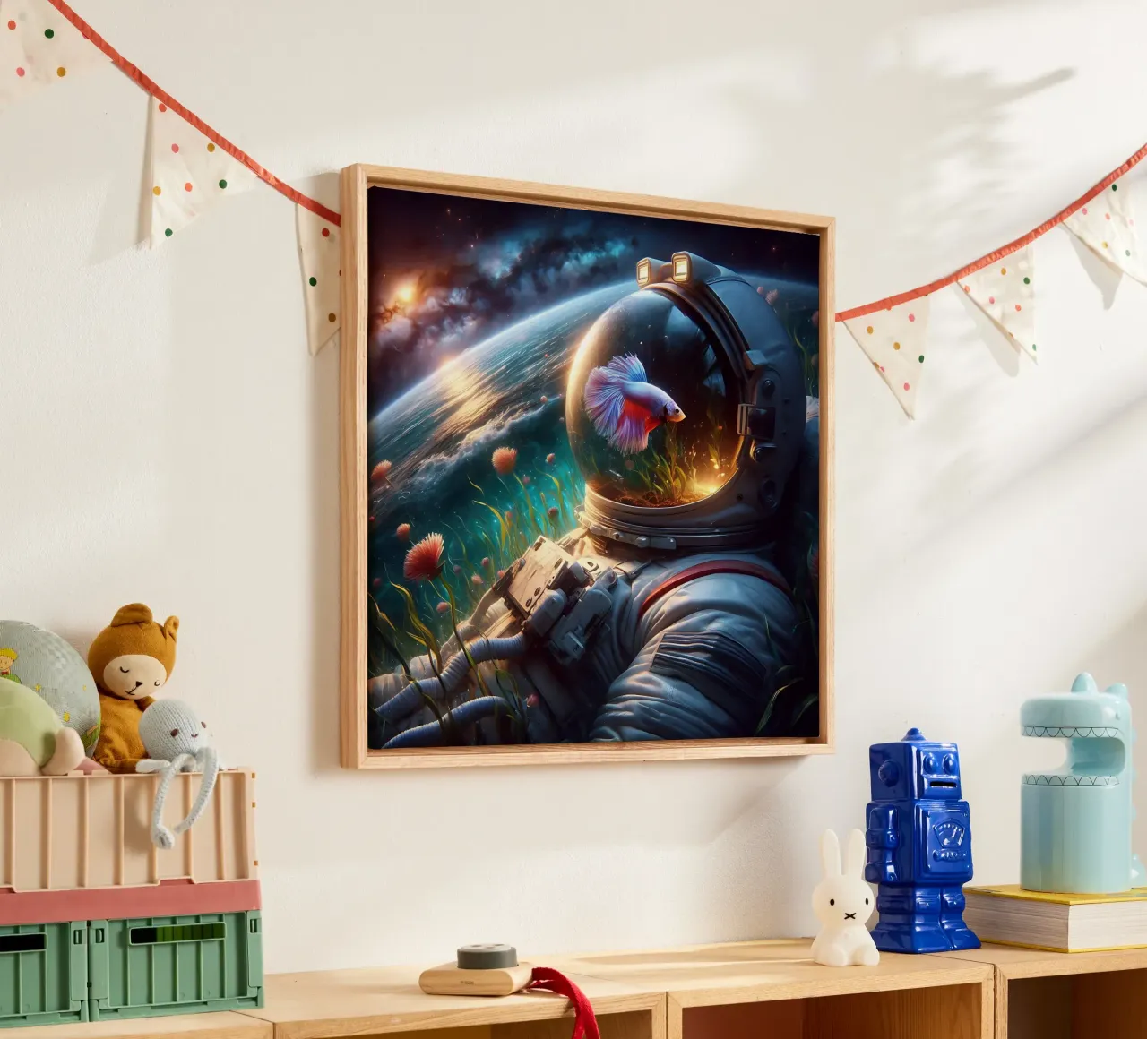 Betta astronaut canvas van nomad