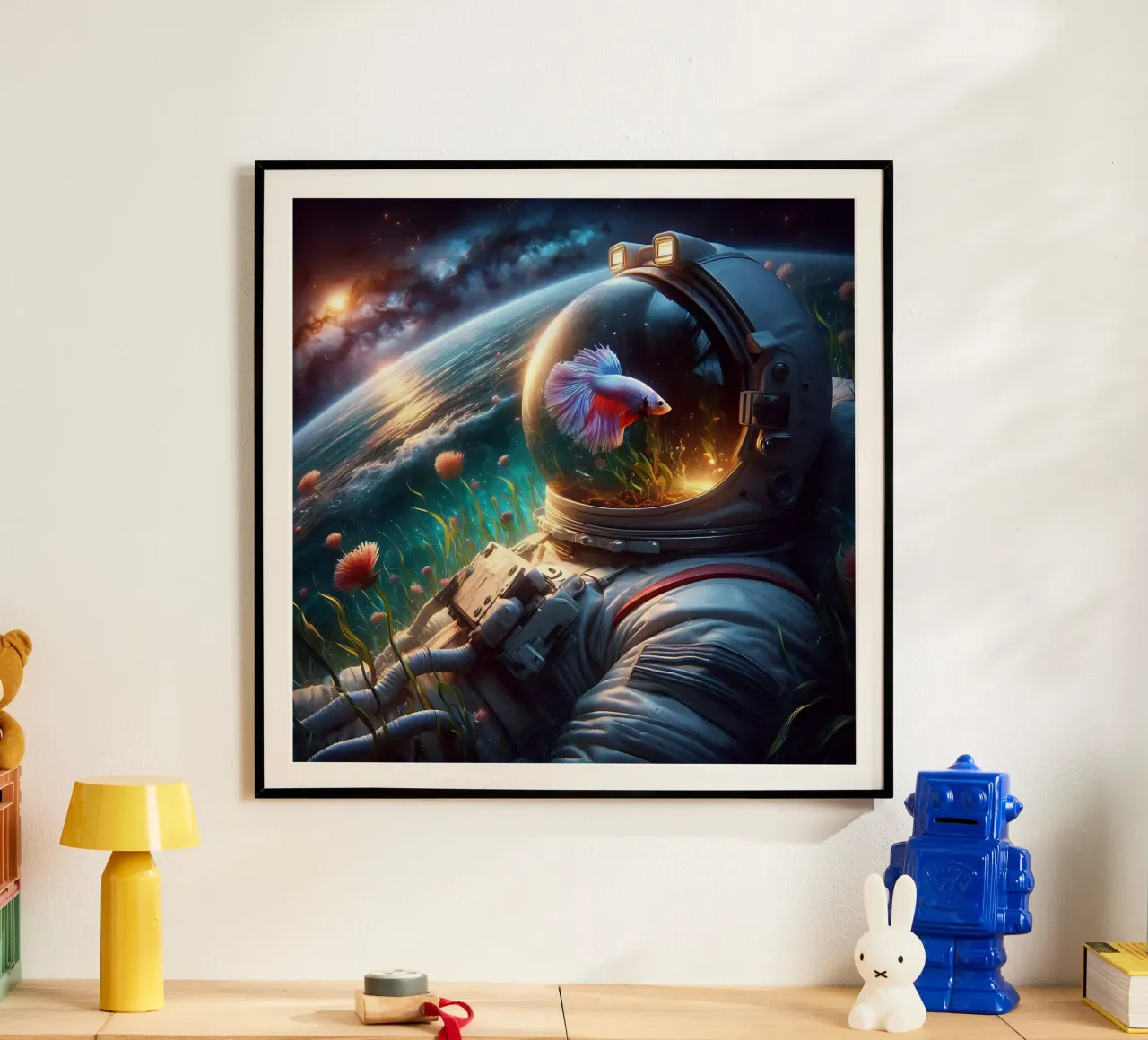 Betta Astronaut carta hahnemühle da nomad