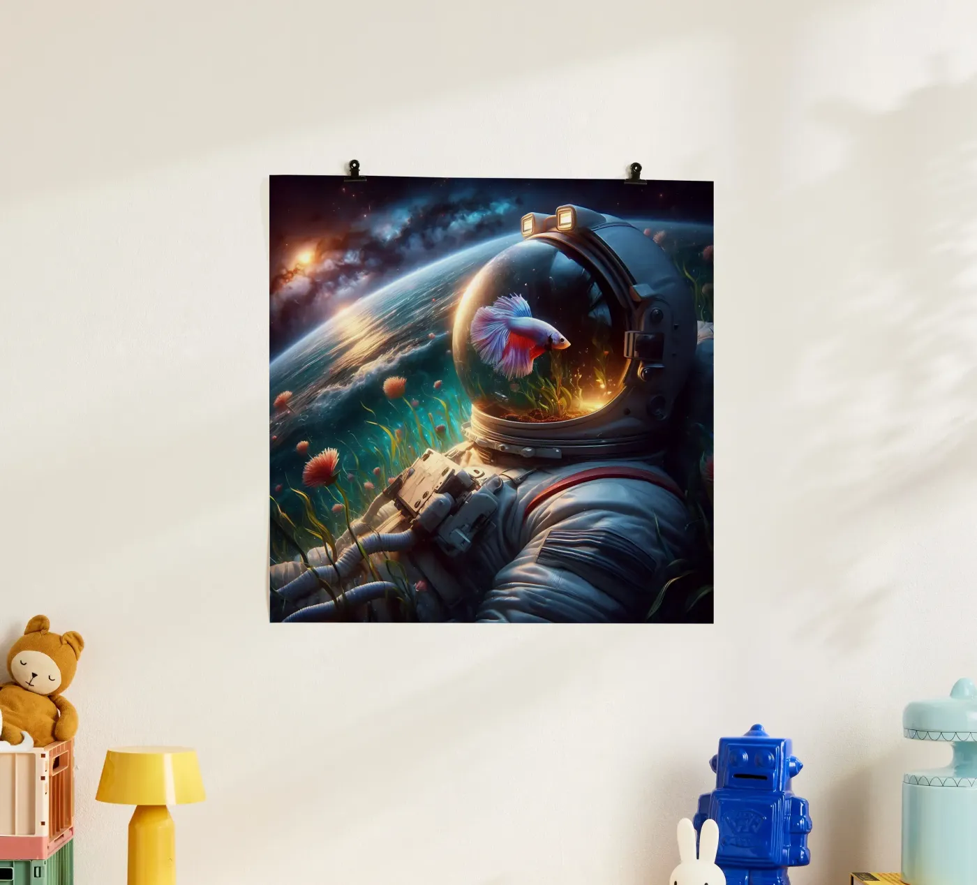 Betta Astronaut poster da nomad