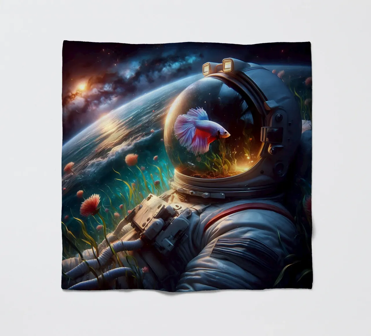 Betta Astronaut coperta in pile da nomad