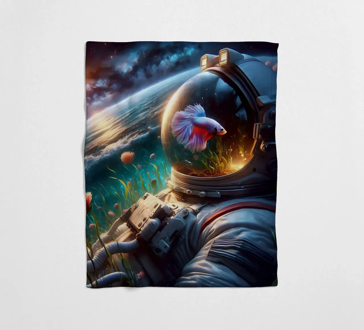 Betta Astronaut coperta in pile da nomad