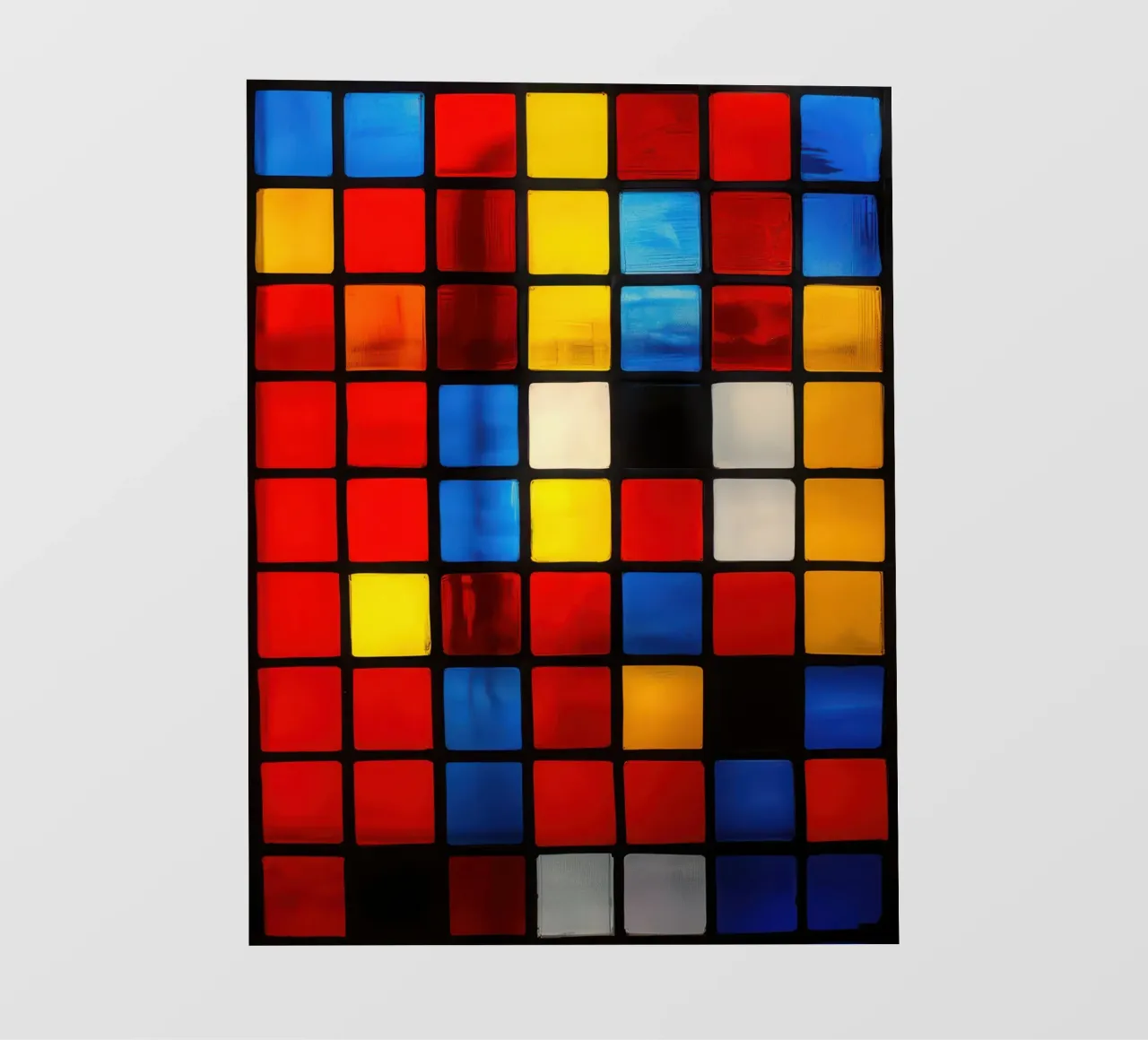 Mattone luminoso in vetro Mondrian telo in pvc da Autofocus