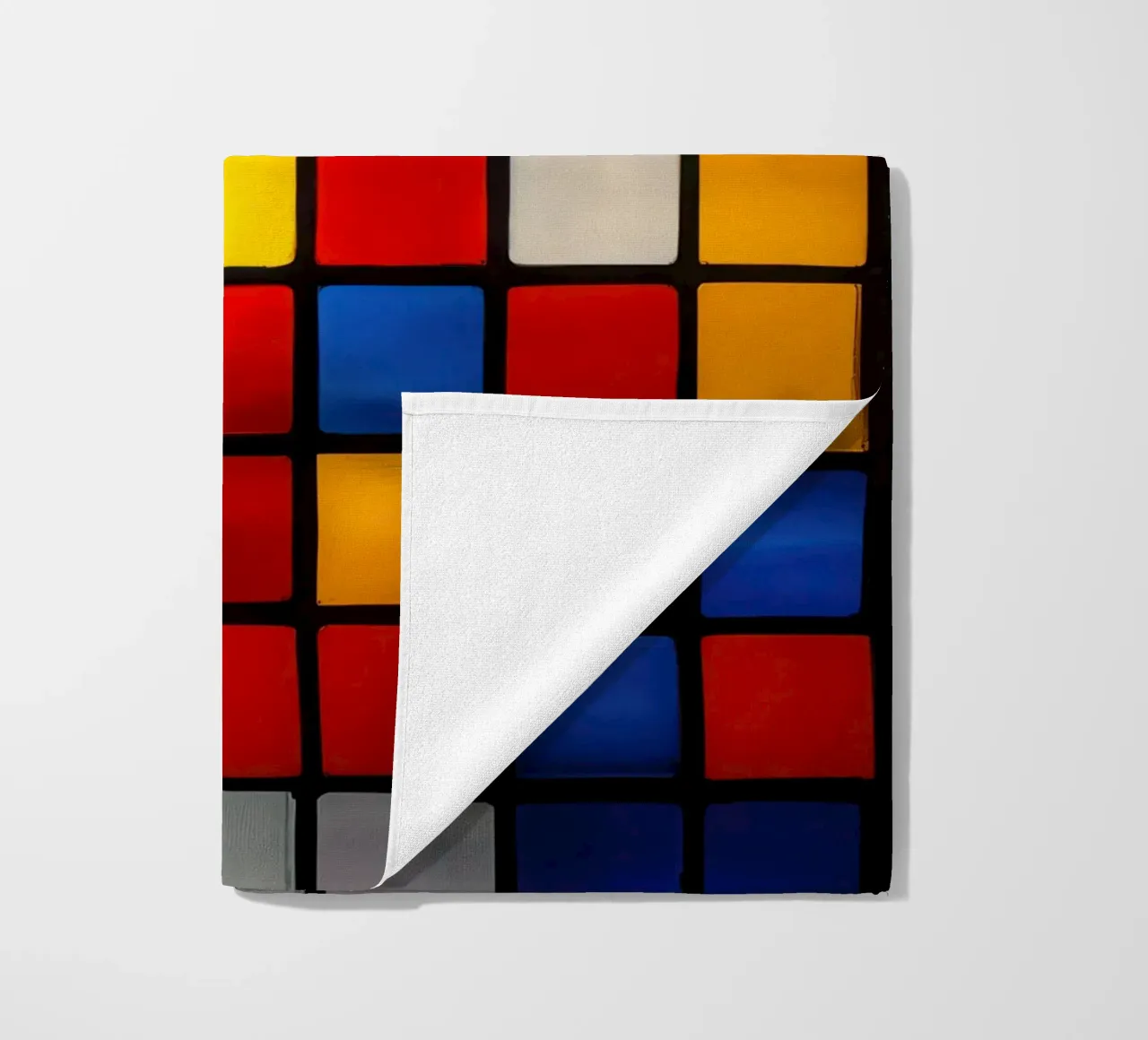 Mattone luminoso in vetro Mondrian telo mare da Autofocus