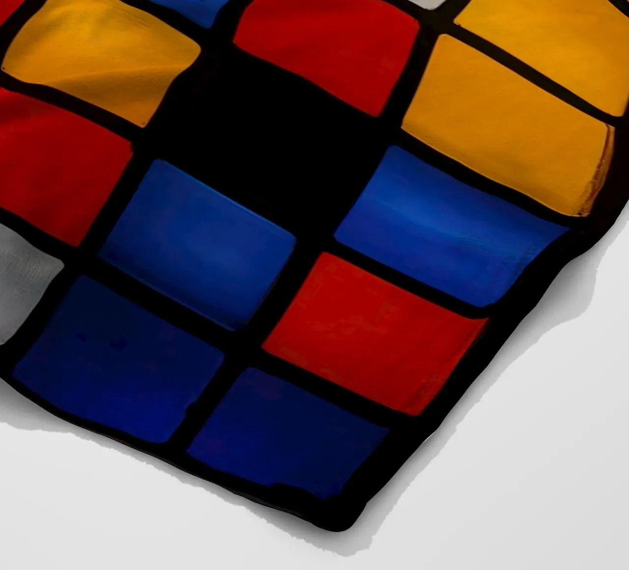Mattone luminoso in vetro Mondrian coperta in pile da Autofocus