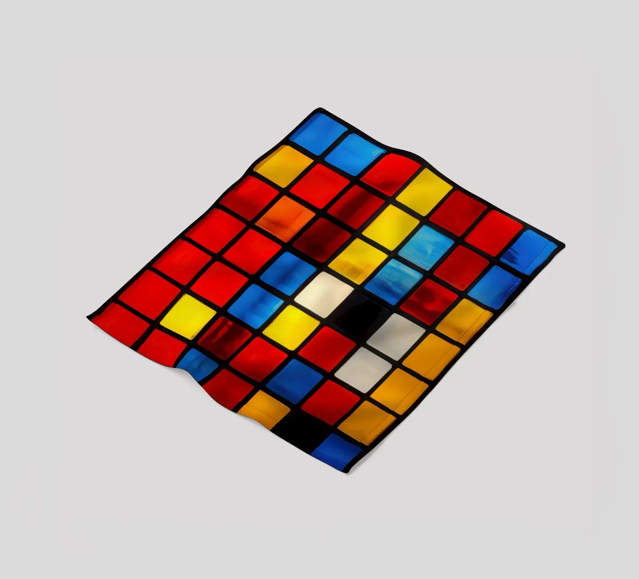 Mattone luminoso in vetro Mondrian coperta in pile da Autofocus