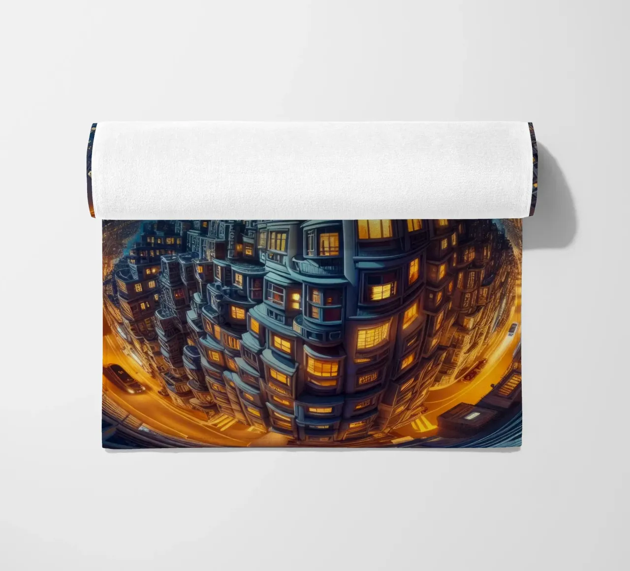 Sphere 037 - Futuristic Night Cityscape telo mare da Spheres