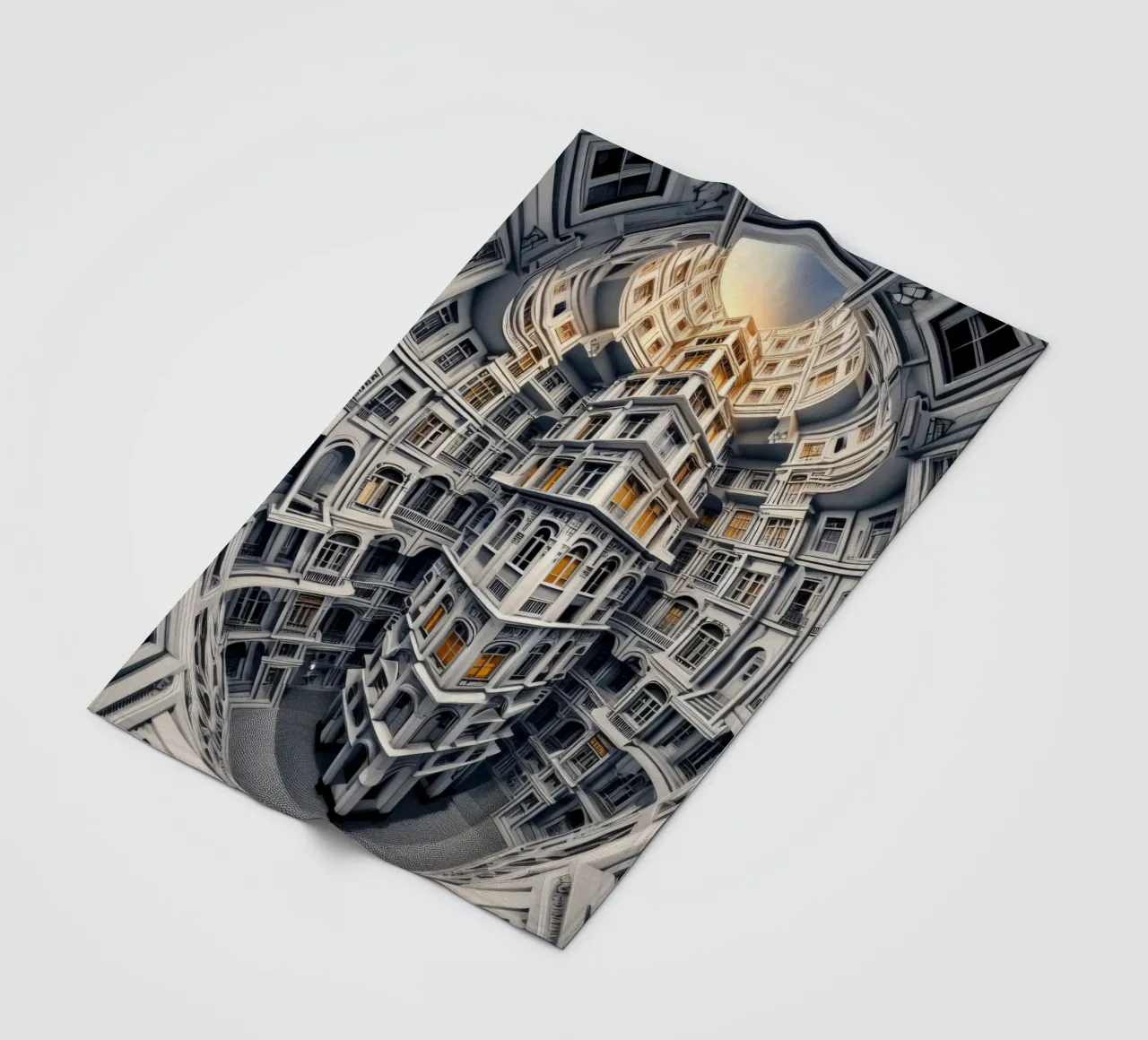Sphere 039 - Surreal Courtyard coperta in pile da Spheres