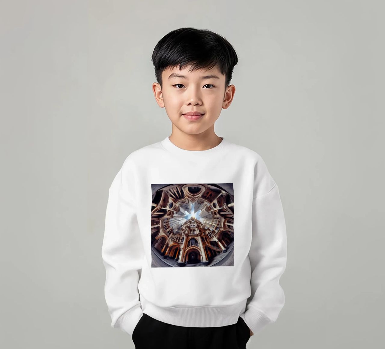 Sphere 031 - Ornate Gothic Architecture felpa bambino da Spheres