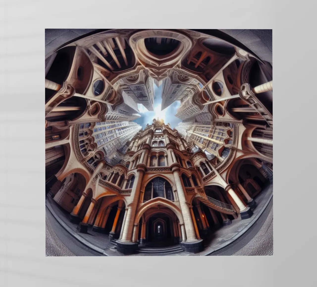 Sphere 031 - Ornate Gothic Architecture pellicola backlit da Spheres
